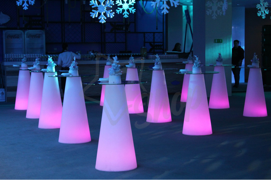 Купить светящийся LED коктейльный стол Peak 120